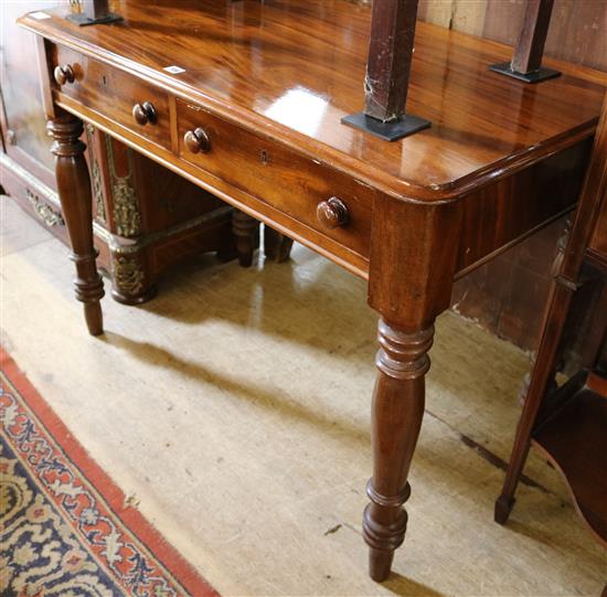 Victorian mahogany writing table